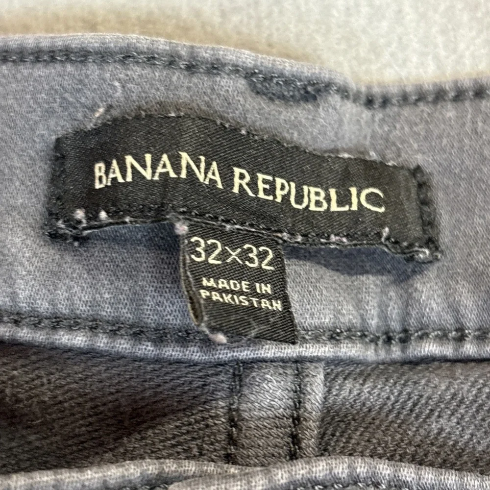 Banana Republic Pants Men's 32x32 5 Pocket Stretch‎ Flex Denimn Jean Gray